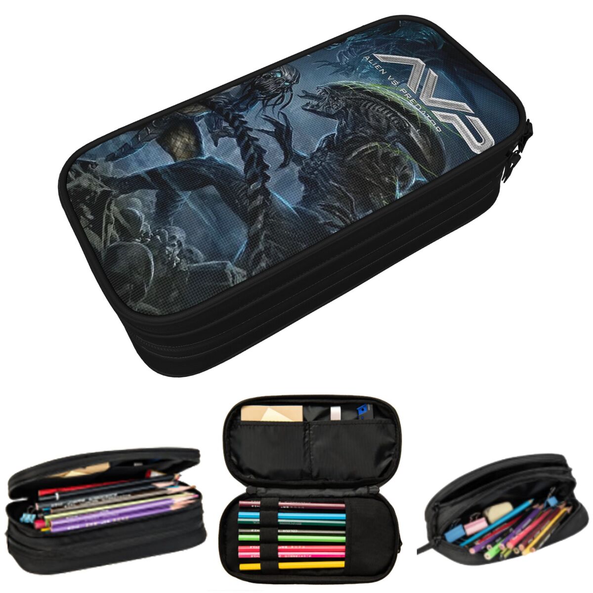 Office Supply Vs Stationery - Estuche para lápices Alien Vs Predator