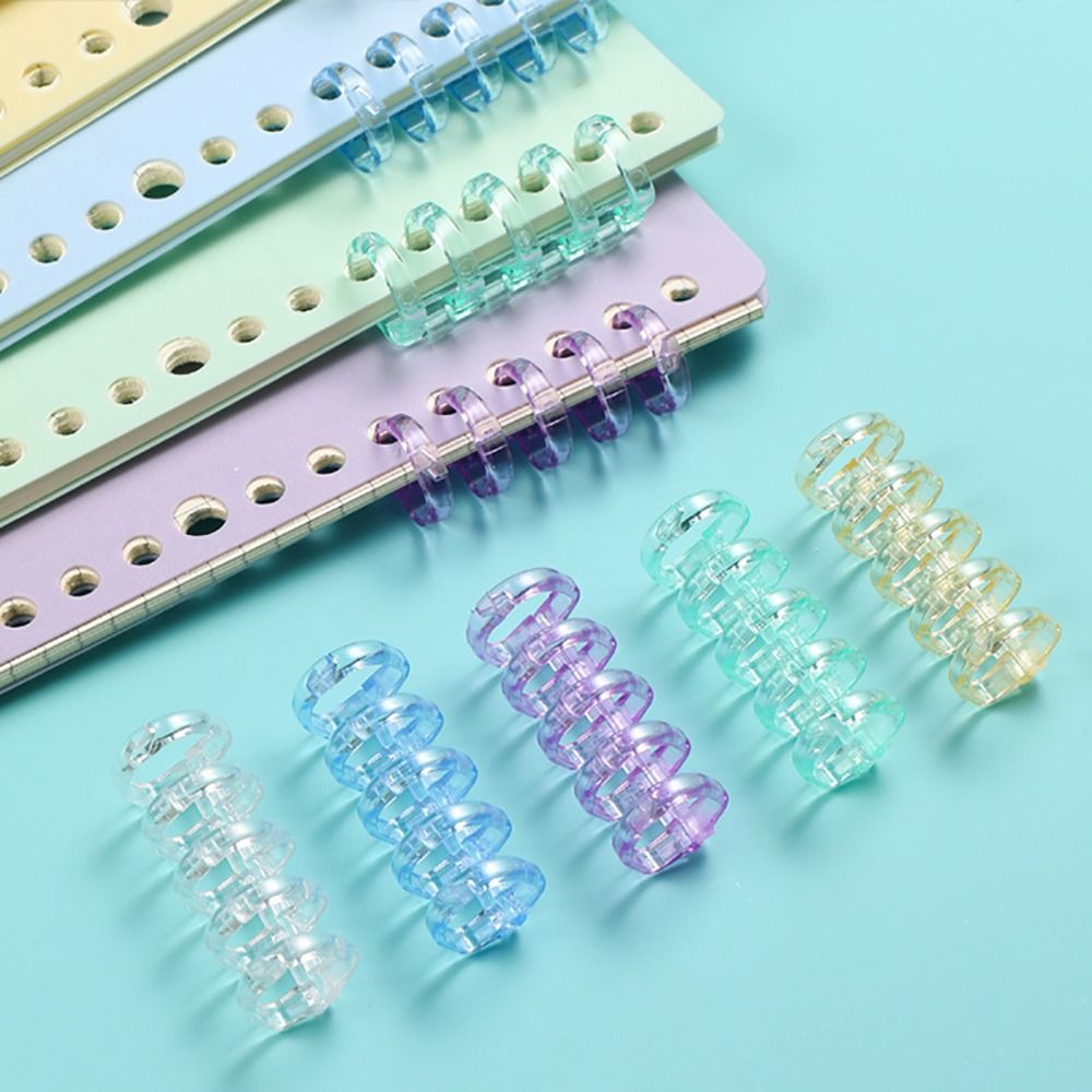 Binding Comb Plastic - 10 piezas de anillas de encuadernación