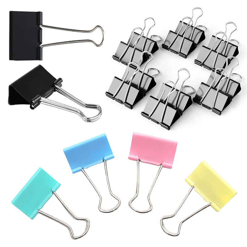 Is Stationery Office Supply - Clip metálico de 25mm, 10 Uds.,
