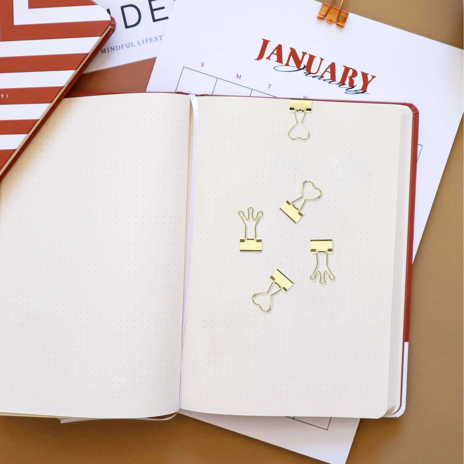 Binder Clip Assorted - Clips de sujeción con forma de