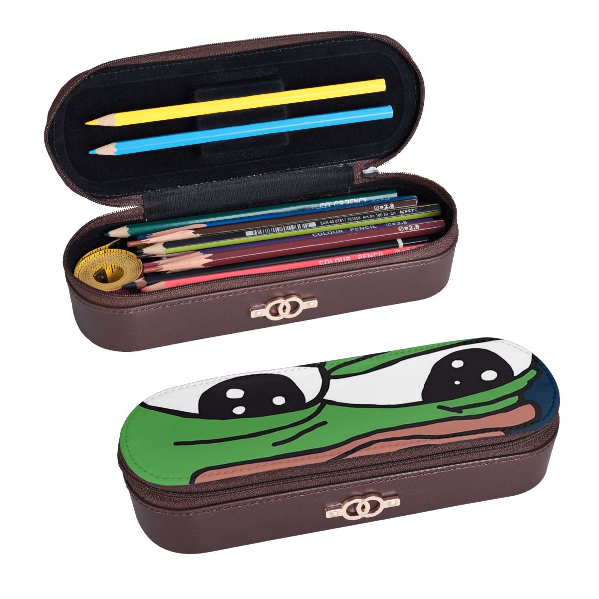 Stationery And Office Supply Stores - Estuche de Lápices de Cuero de