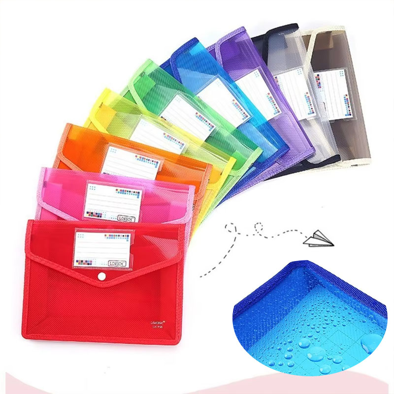 Is Stationery Office Supply - Carpeta de archivos con botón a
