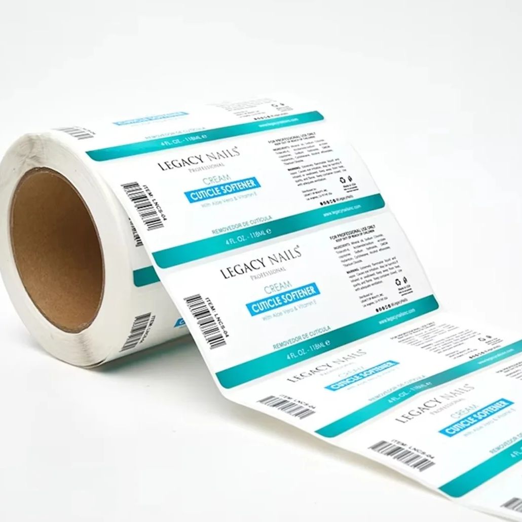Sticker Label Roll - Etiquetas adhesivas de vinilo impermeables personalizadas