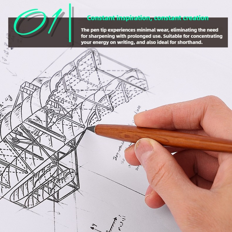 Lápiz eterno de madera sin afi - Is Stationery Office Supply reseña y precio