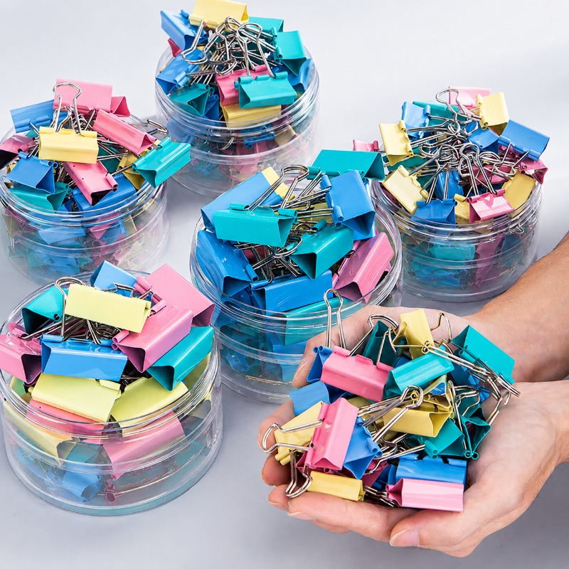 Clips Metálicos de Colores, Cl - Binder Clip Assorted reseña y precio