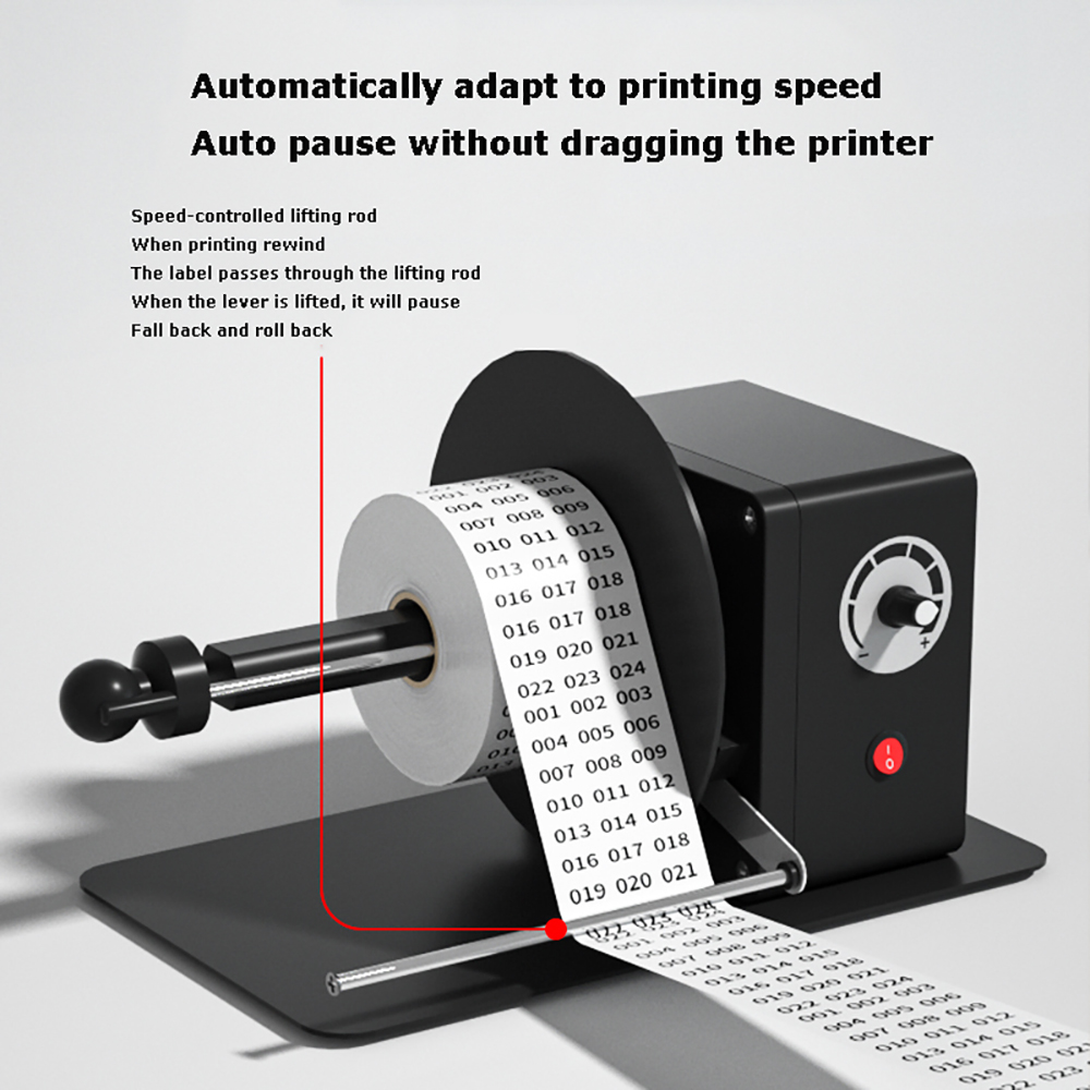 Enrollador automático de etiqu - Sticker Label Roll reseña y precio