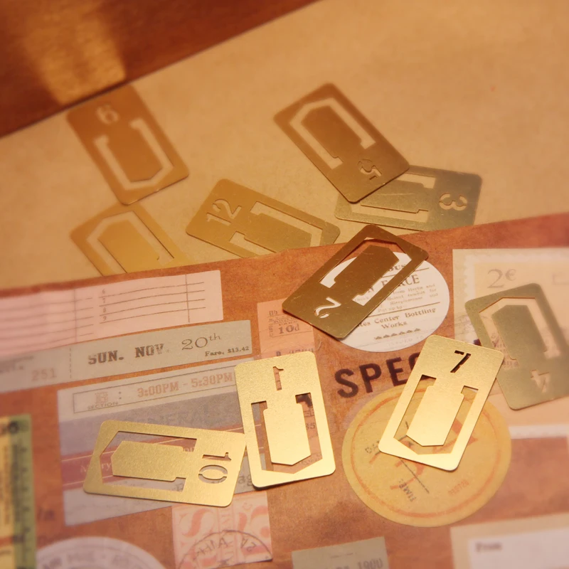 Marcapáginas de cobre Vintage, - Stationery And Office Supply Stores reseña y precio