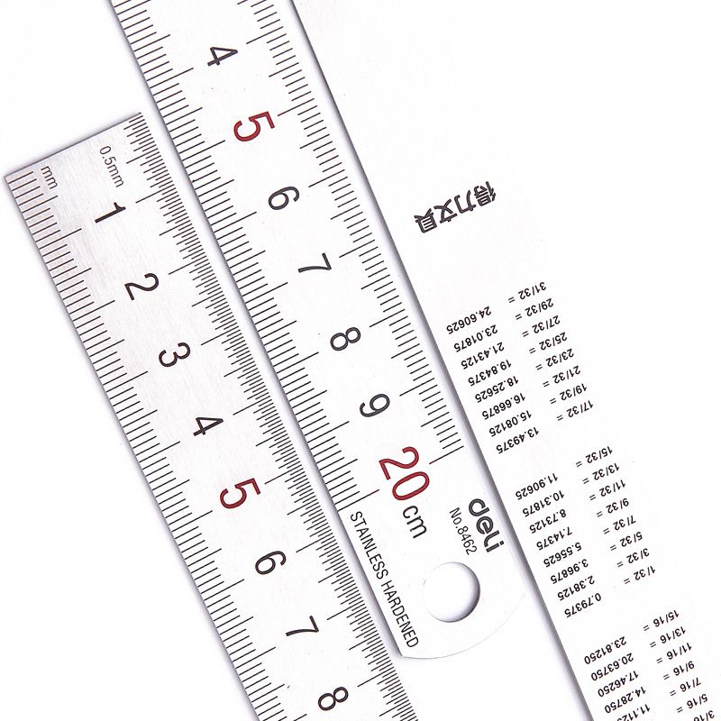 Deli-Regla recta de Metal de a - Stationery And Office Supply Stores reseña y precio