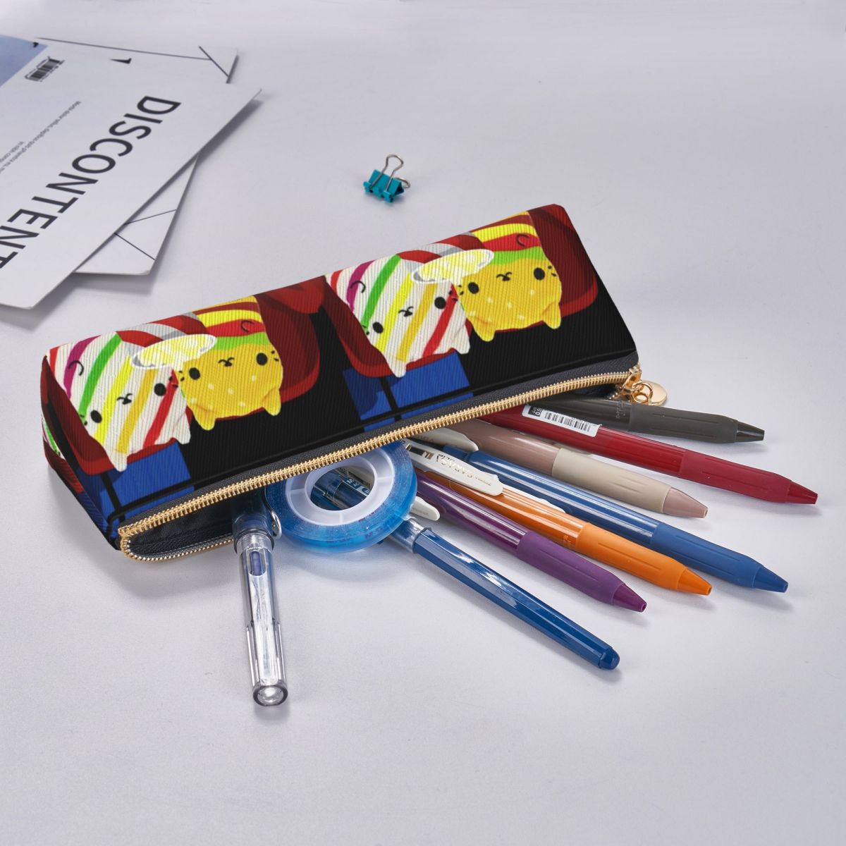 Estuche para lápices Cats Vs P - Office Supply Vs Stationery reseña y precio