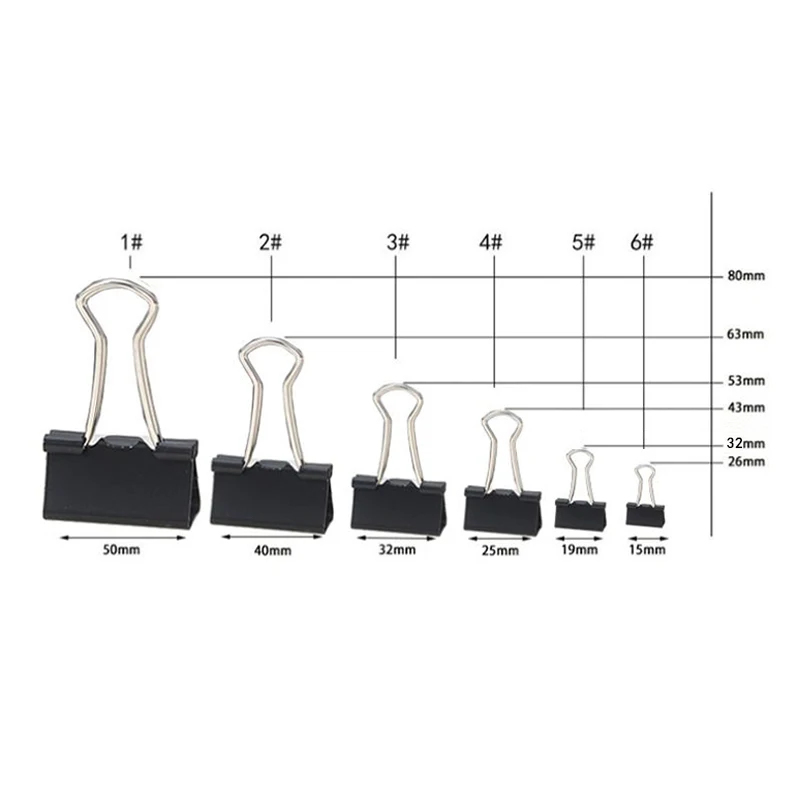Clips Metálicos para Papel, 10 - Binder Clip Assorted reseña y precio