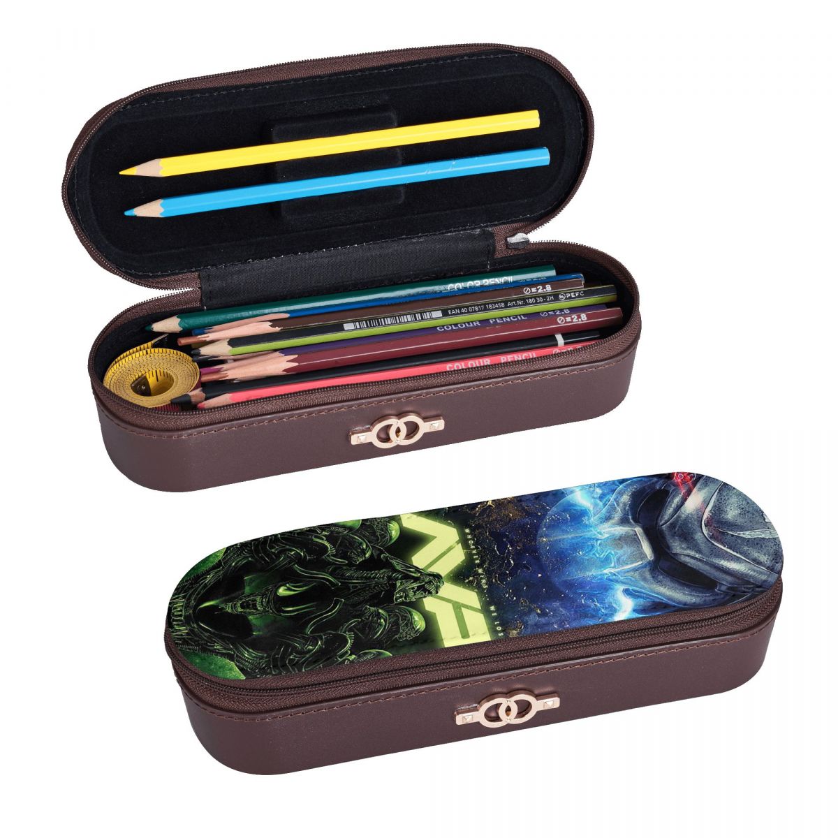 Estuche de cuero para lápices  - Office Supply Vs Stationery reseña y precio