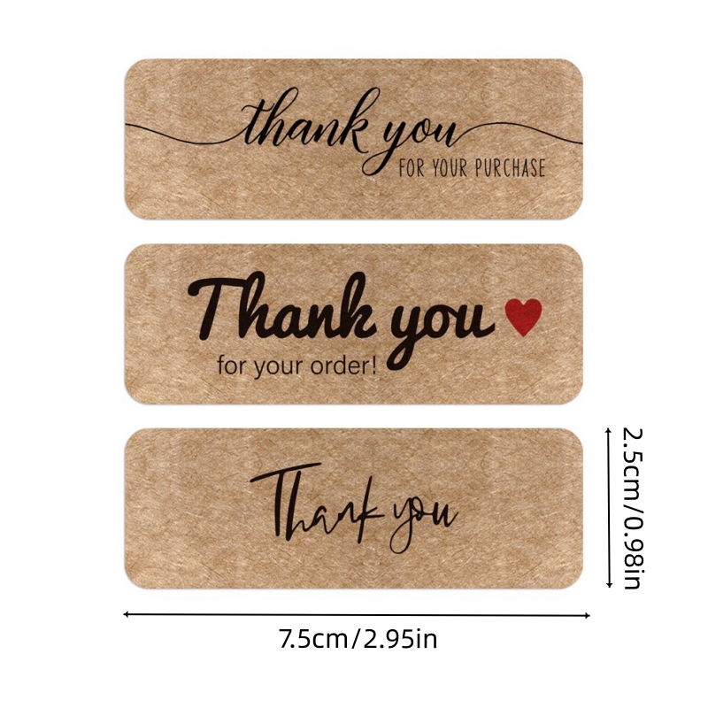 120 uds/rollo de papel Kraft r - Sticker Label Roll reseña y precio