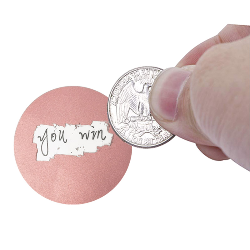 Pegatinas redondas de oro rosa - Label Printer Tape reseña y precio