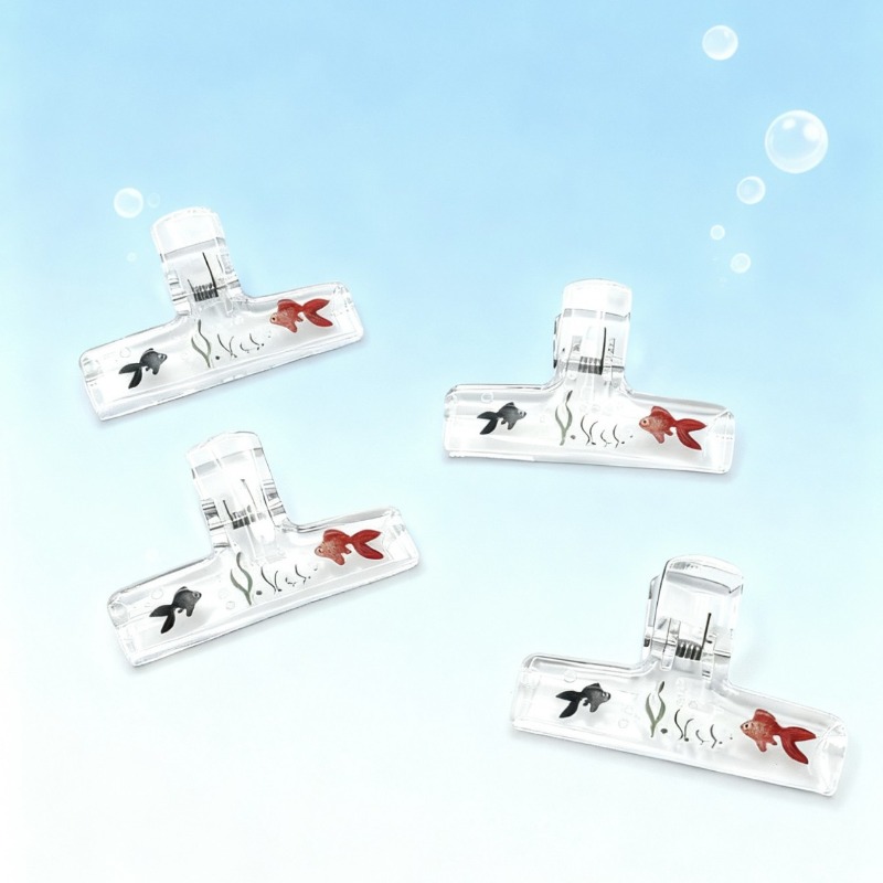 Clips de acrílico transparente - Binder Clip Assorted reseña y precio