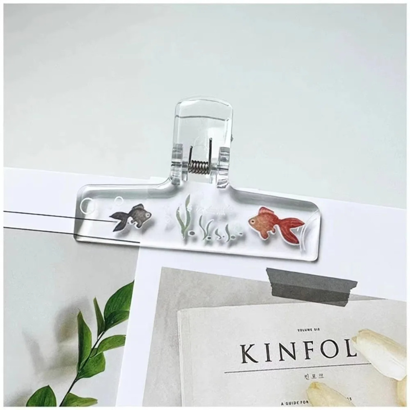 Clip transparente de acrílico  - Binder Clip Assorted reseña y precio