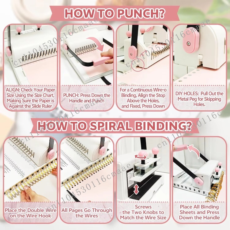 Máquina Encuadernadora Manual  - Binding Comb Plastic reseña y precio