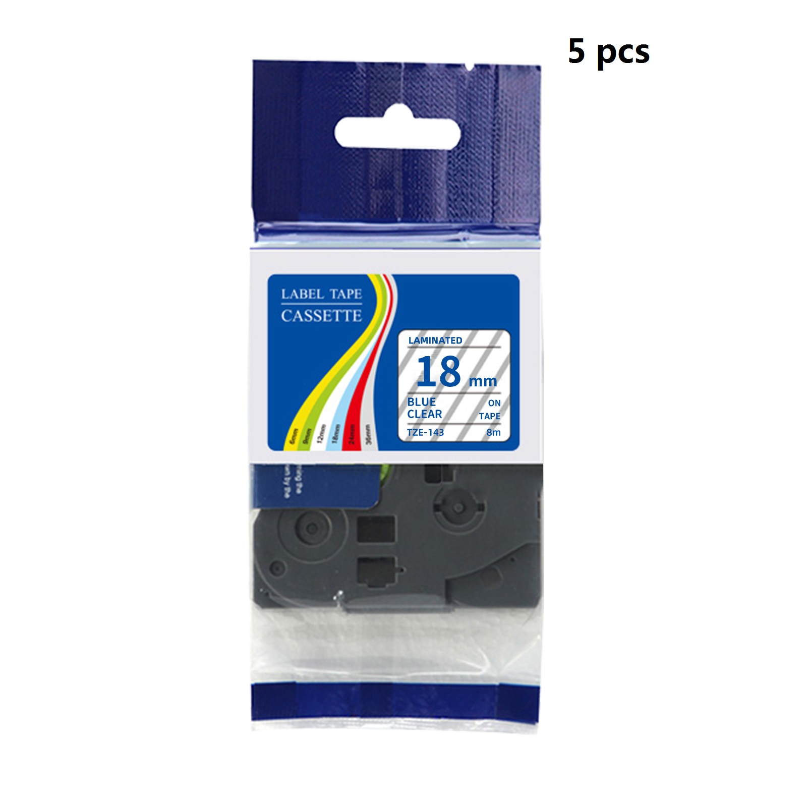 5 cintas de etiquetas laminada - Label Printer Tape reseña y precio