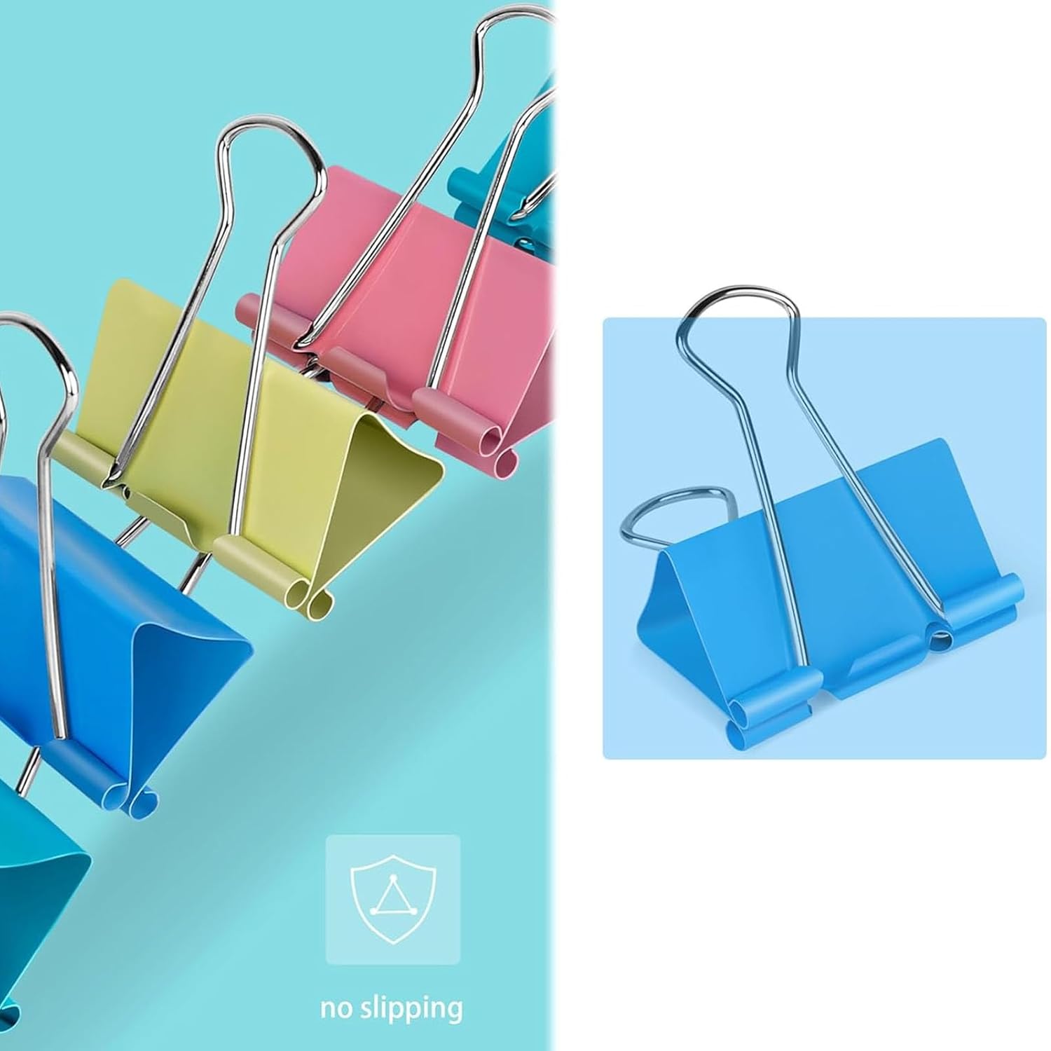 Clips Plegables, 40 Clips para - Binder Clip Assorted reseña y precio