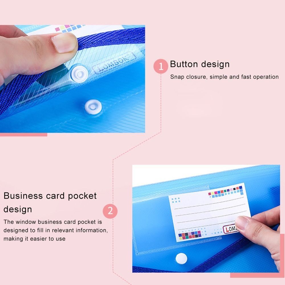 Carpeta de archivos con botón  - Is Stationery Office Supply reseña y precio