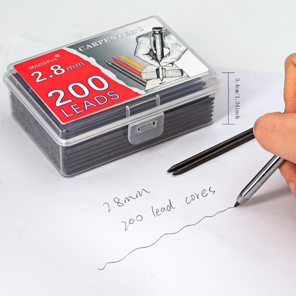 Lápiz de carpintería de gran c - Mechanical Pencil Lead reseña y precio