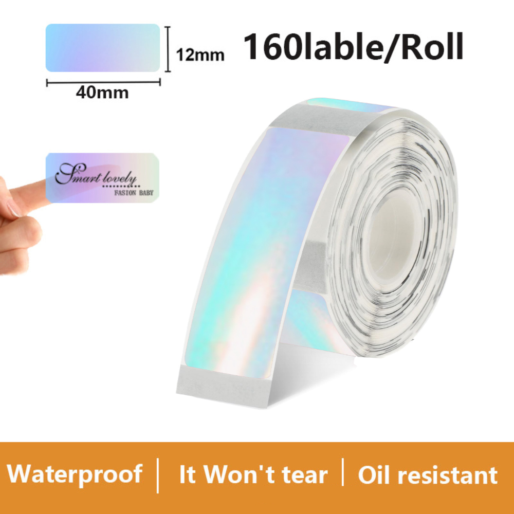 Etiqueta adhesiva transparente - Label Printer Tape reseña y precio
