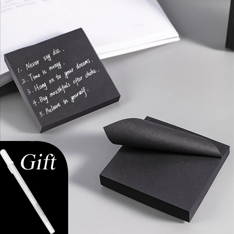 Negro N veces notas adhesivas  - Office Stationery Supply List reseña y precio