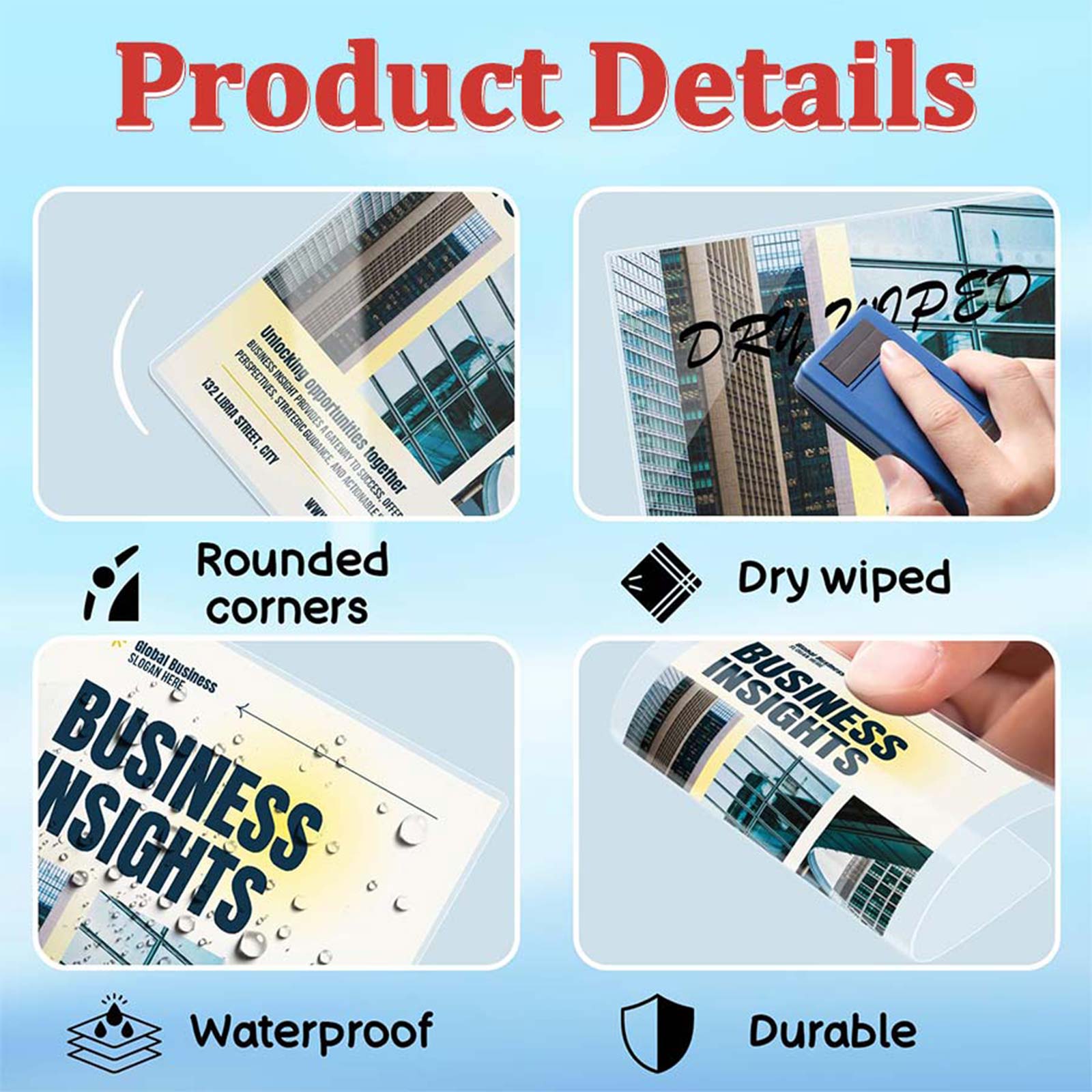 100 hojas de fundas de laminac - Document Laminator Pouch reseña y precio