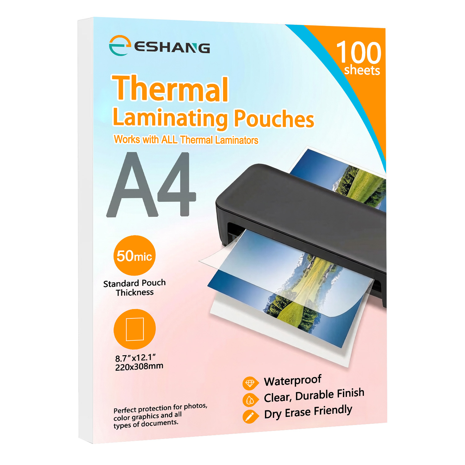 Fundas de laminación ESHANG A4 - Document Laminator Pouch reseña y precio