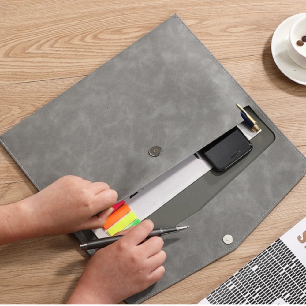 Bolsa para archivos de cuero P - Is Stationery Office Supply reseña y precio